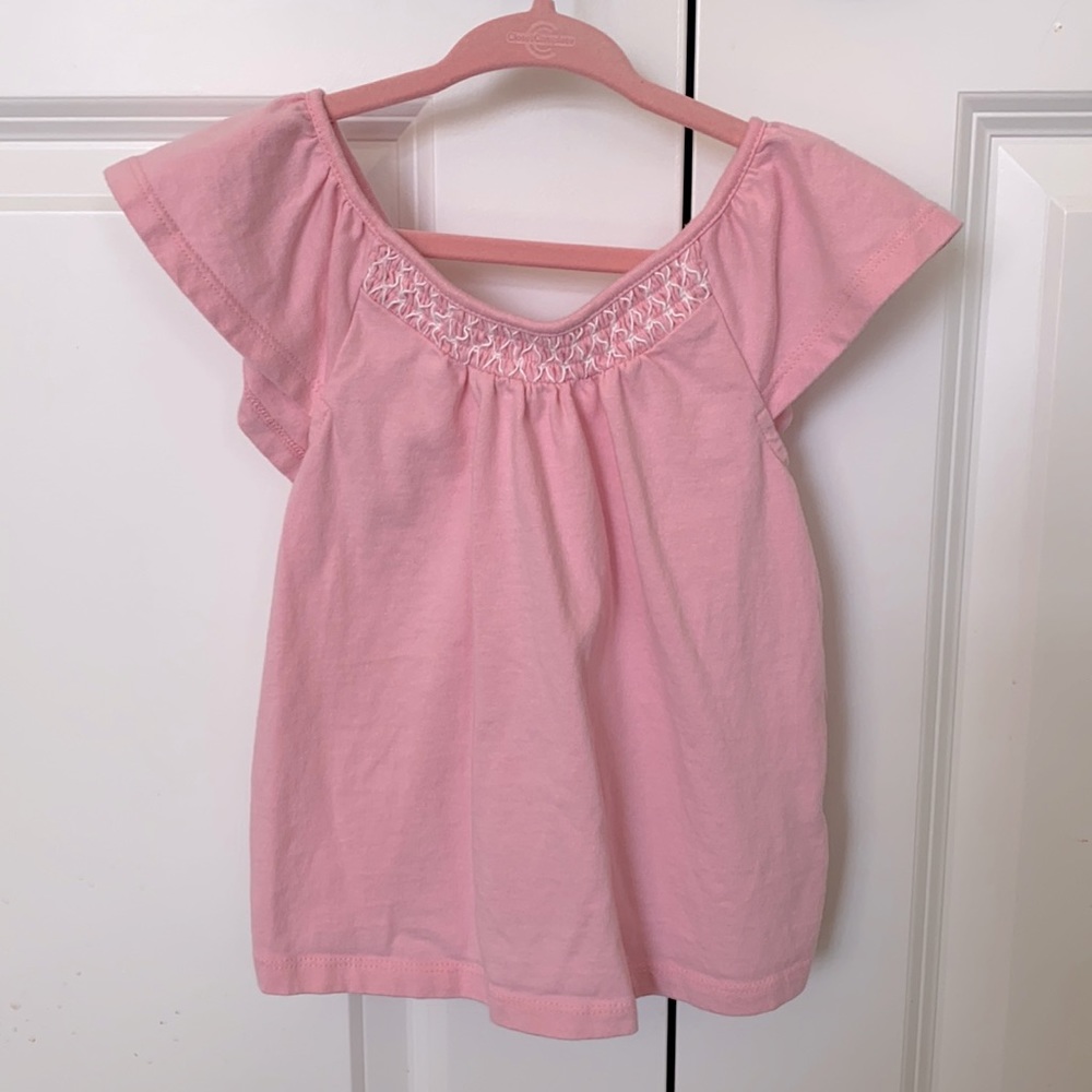 Janie and Jack girls top in pink 3T